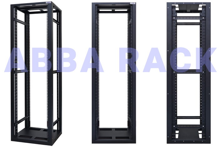 4 post open rack, open frame rack