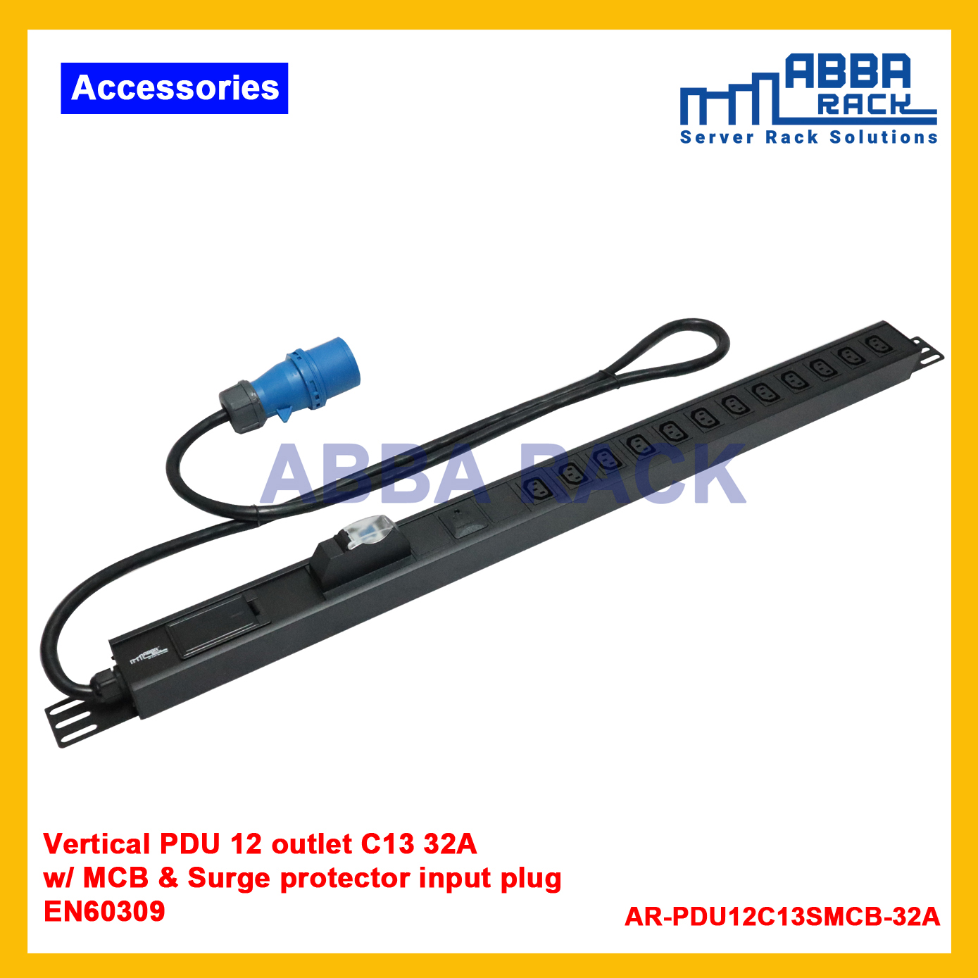 pdu with over load protection, distributor rack server