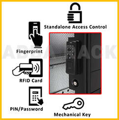 rack biometric, rack server fingerprint