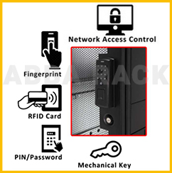 rack biometric, rack server fingerprint